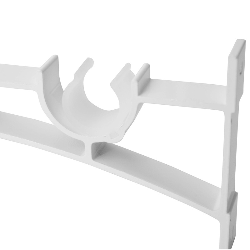 AddGrace 4 Pack Double Curtain Rod Brackets for Drapery Rod