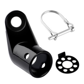 1 Pack Bike Trailer Hitch Set for Instep Schwinn Bike Trailer,Replacement Bicycle Trailer Coupler Bicycle Trailer Attachment,Bike Trailer Connector Parts for Kids Pet Cargo Trailer(Black)