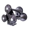 United Pacific 46127 Black 3 Trumpet Train Horn, 12V Heavy-Duty