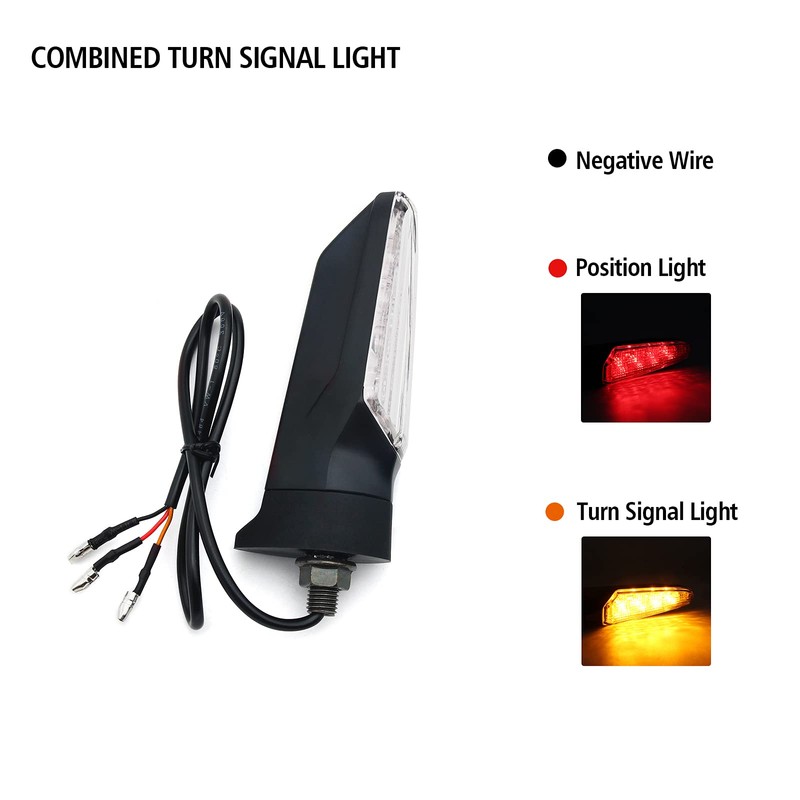 DEMYPROX Universal High Brightness Motorcycle LED Turn Signal Light +