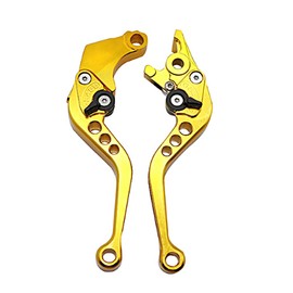 Baceyong 2x Short Brake Clutch Levers (Left & Right), CNC Machining 6-speed Adjustment Device Short Brake Clutch Lever for H0NDA for GR0M