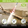 Stainless Steel Turbo Nozzle Pressure Washer 4000 PSI, 360° Rotating