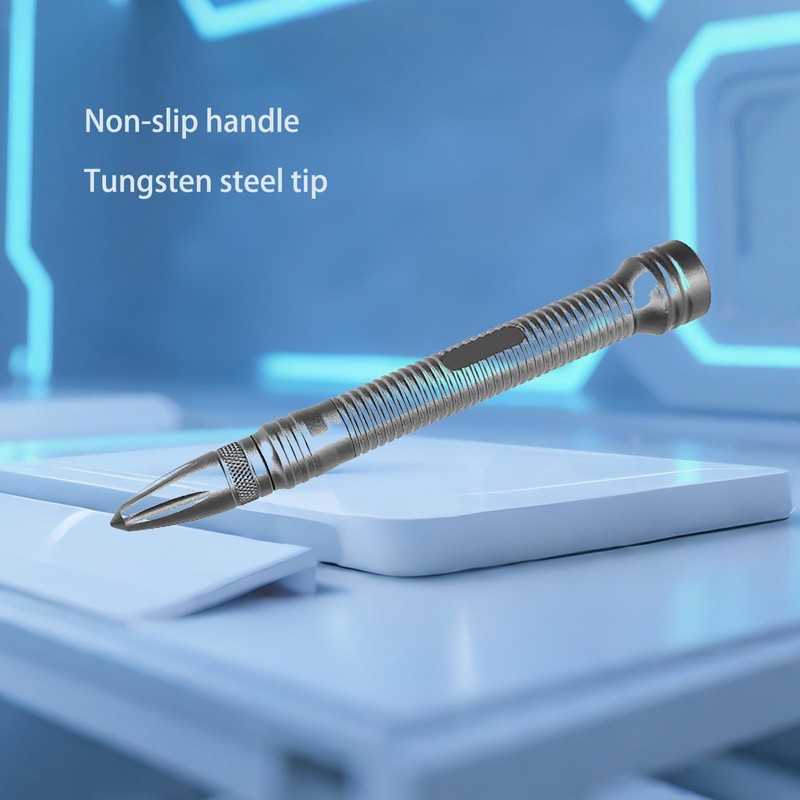 Tungsten Steel Glass Breaker Pen – Multi-Functional Tool for Emergency