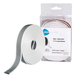 6m 20mm Grey Brown Reversible Roller Shutter Tape