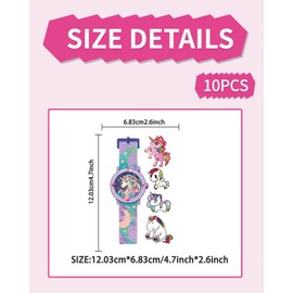 KGDUYC 10 Unicorn Tattoos for Kids, Temporary Tattoo Stickers, Kids Surprise Tattoos, Party Favors, Perfect for Kids Birthday Party Packages