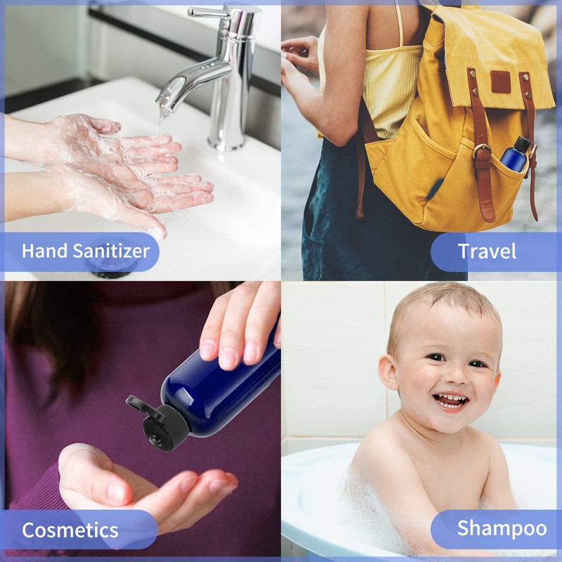 Toureal 100ml Travel Bottle for Toiletries (5 Pcs), Plastic Bottles