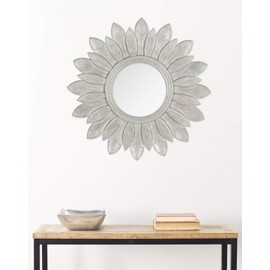 Safavieh Home Collection Sun King Mirror, Grey