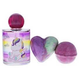 Eau My Unicorn Eau My Unicorn By Eau My Unicorn for Kids - 3 Pc Gift Set 3.4oz Edt Spray, 1.4oz Bath Bomb, 1.8oz Bath Bomb, 3count