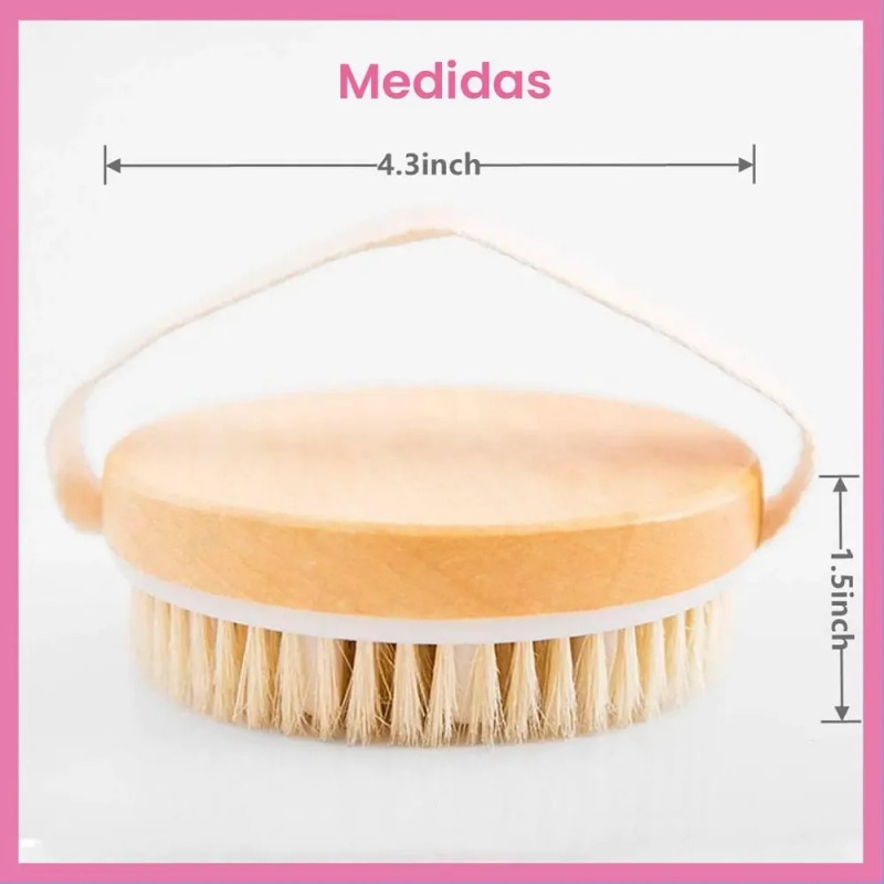 Cepillo Corporal Exfoliante Para Baño Elimina Piel Muerta