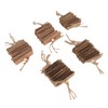 5pcs Parrot Cardboard Chew Toy Funny Natural Bite Resistance Bird