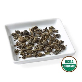 Golden Moon Organic Green Tea Moroccan Mint - Loose Leaf, Non-GMO - Half Pound (91 Servings)