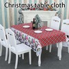 Sricam Christmas Table Cloth, Large Washable Christmas Tablecloths Waterproof Grey