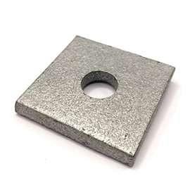 Greened House Zinc Plated Square Plate Washer M10 40mm x 40mm x 5mm Thickness - pack of 10 (10)