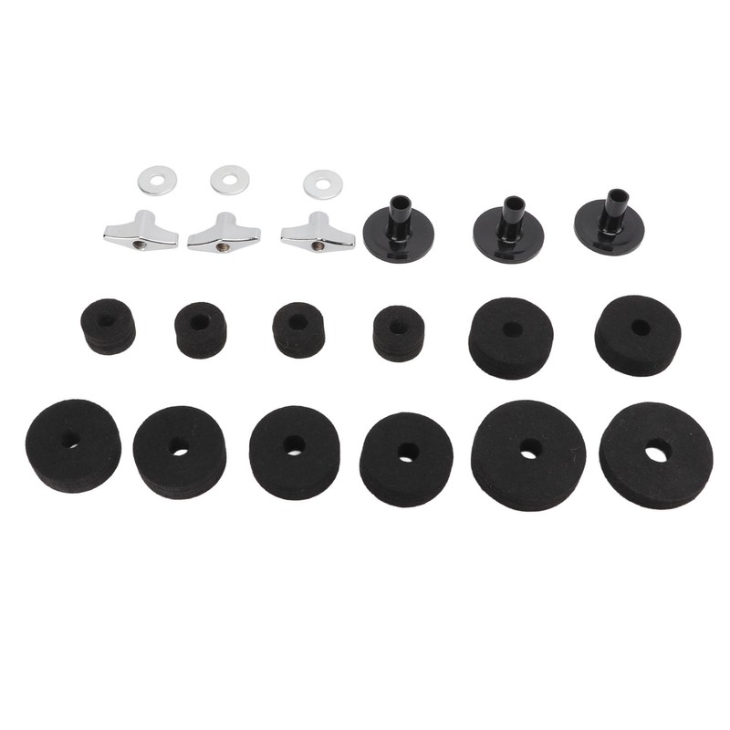 21Pcs Drum Cymbal Felt Pad Non Slip Instrument Accessory Replacement