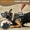 WINSEE Arnés Chaleco Táctico Molle para Perro Grande con 10