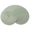 AHHFSMEI Round Braided Placemats Set of 8 Round Table Mats