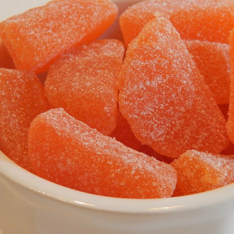 Coastal Bay Orange Slices BULK CANDY Jelly {1/2 pound bag}