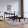 SHOANED Metal Bed Frame with Headboard - 14 Inch King