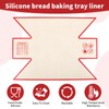 2Pcs Silicone Bread Loaf Pan Liner for Dutch Oven, Extra
