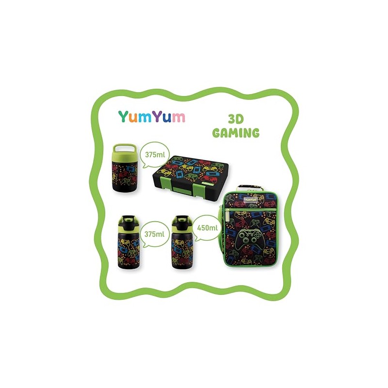 Avanti YumYum Kids Insulated Food Jar, 375 ml, Gaming