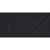 DL Coloured Envelopes for Greeting Cards Wedding Invitations & Crafts (110x220mm) Pack of 100 (Black)