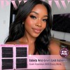 Thick Fluffy Lash Clusters Kit 100-200D Dramatic Lash Kit Bold