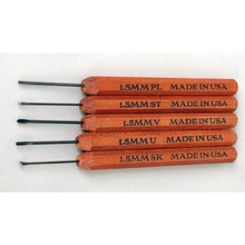 Dockyard Micro Tools 1.5mm Standard Set (5 Pieces) Wood Carving & Sculpting