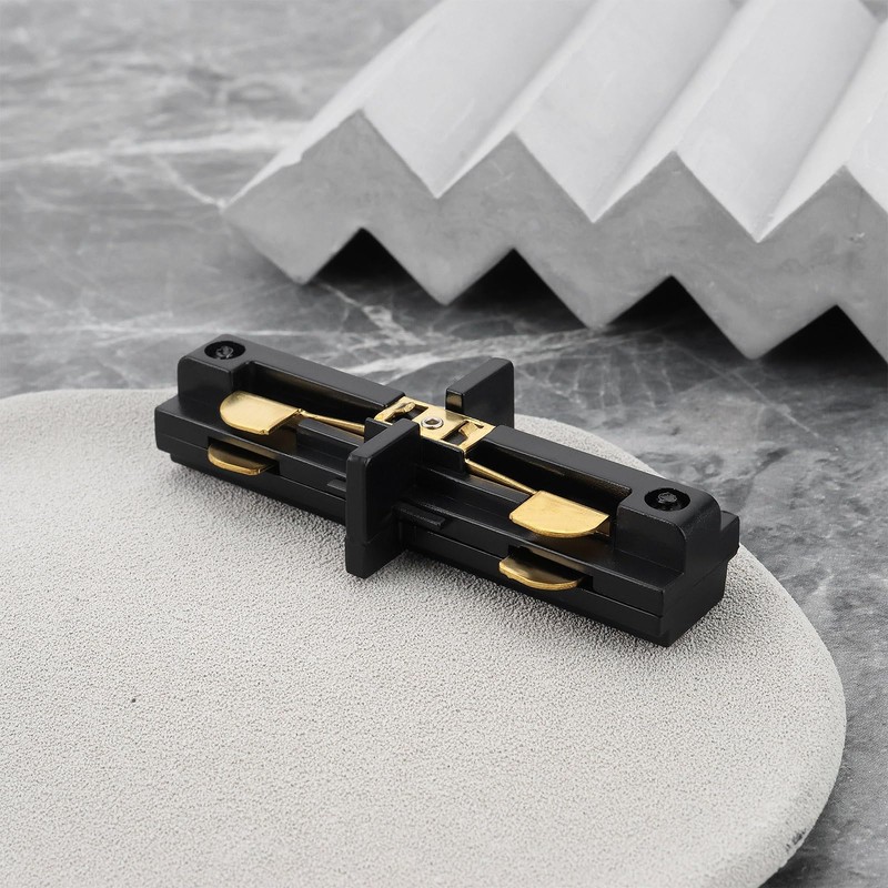 VGOL 4pcs Black 120V H Series Single Circuit 3-Wire Track