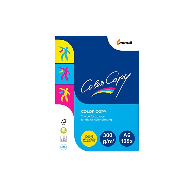 Mondi ColorCopy DIN A6 Paper 300 g/m² Pack of 125