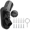 Leclatte EV Charger Holder Wall Mount for SAE J1772, Nozzle