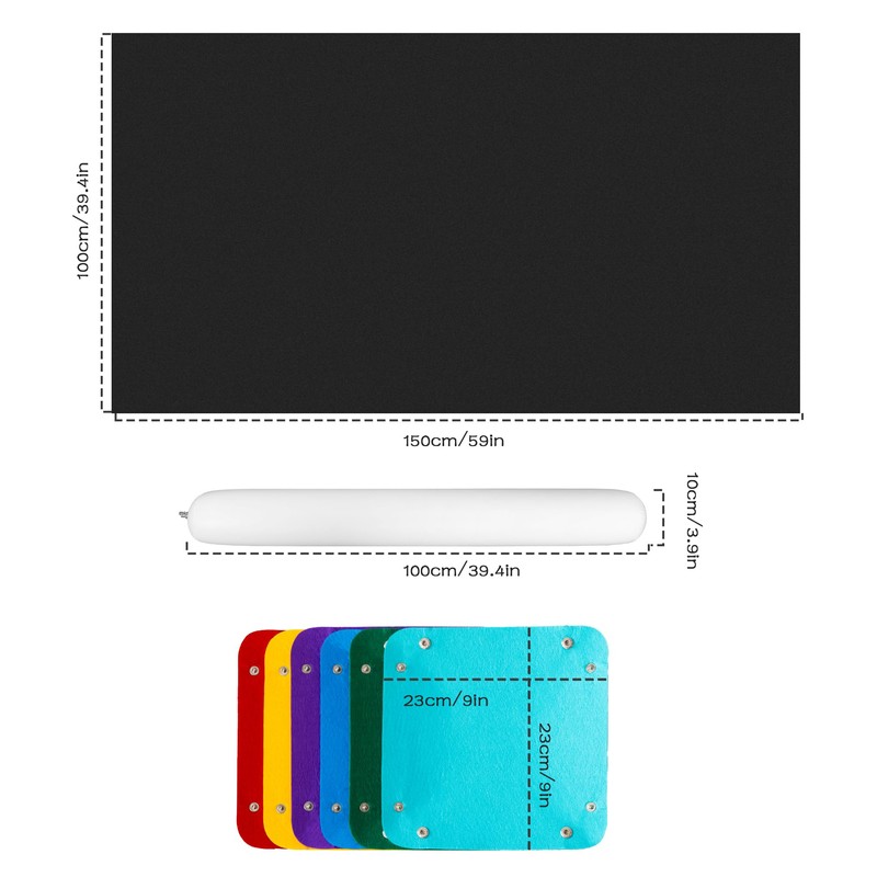 Tektalk 3000-Pc Jigsaw Puzzle Mat with 6 Felt Sorting Trays,