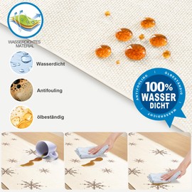 YCOLL Christmas Decoration Table Runner Christmas Table Runner Snowman Winter Waterproof Table Runner Modern Christmas Table Runner for Indoor and Outdoor Party Kitchen Dining Table Decoration