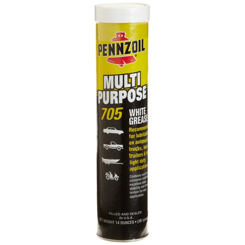 Pennzoil (7755-10PK) Multi-Purpose 705 White Grease Tube - 14 oz.,
