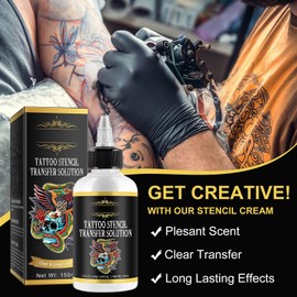 Tattoo Transfer Soap, T-Tattoo Transfer Gel, Tatt-oo Transfer Cream for Transfer Paper, Tattoo O Stencil Accessories, Suitable for Transfer Paper, Machine Transfer, Soap, Tattoo Accessories