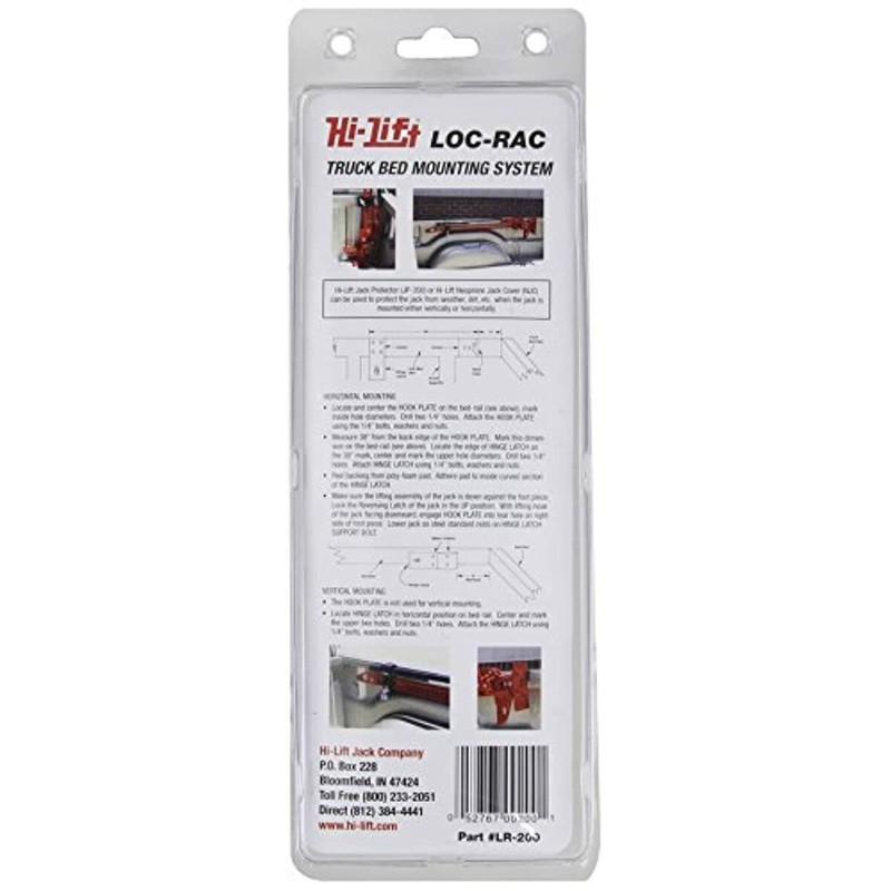 Hi-Lift Jack Loc-Rac Mounting System LR-200