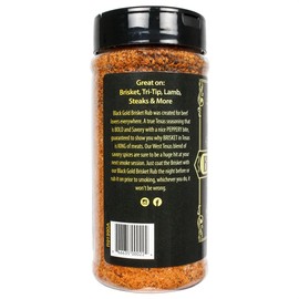 Texas Dust Black Gold All-Natural Seasoning, 1 lb