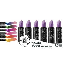 Magic Kiss Lipstick Set Aloe Vera Color Changing Lavender MADE IN USA