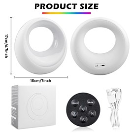 Bedside Lamp Touch Dimmable, Table Lamp Touch Dimmable with Remote Control, LED Bedside Lamp with RGB Colour Changing, 9 Colours and 5 Brightness Modes, Night Light, Bedside Lamp Dimmable for Bedroom