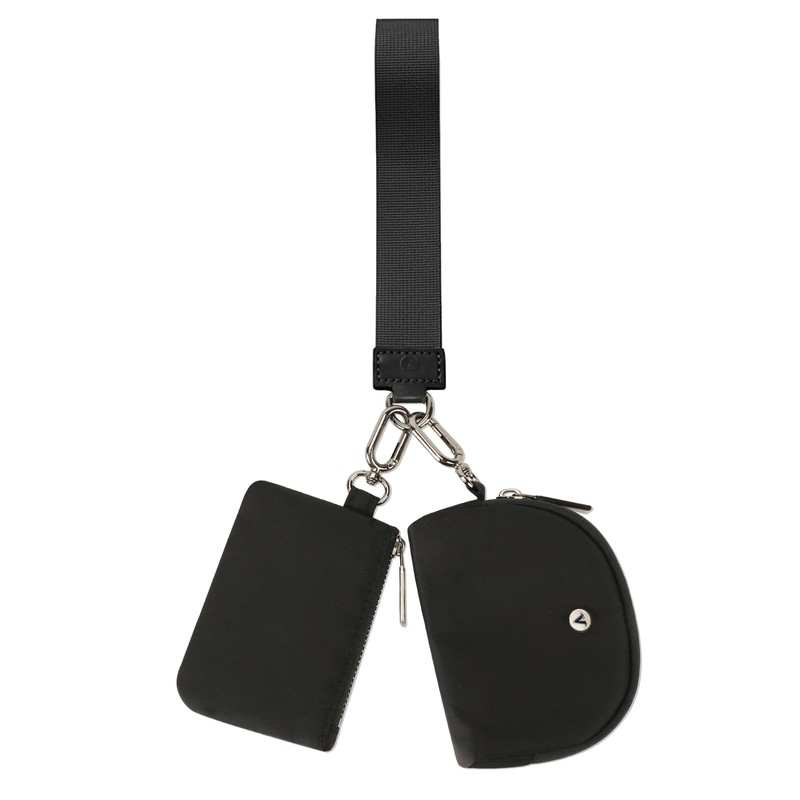 VUTUXA KeyChain Wallet Wristlet Wallets For Women Mini Zip Dual