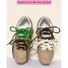 4 Pairs Shoe Laces for Miu Miu Sneaker, Brown Waxed