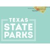 Best Maps Ever Texas State Parks Map 18x24 Poster (Green