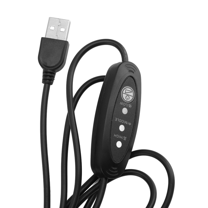 Eacam Heating Pad Adjustable Quick Heating USB 30x30cm for Home