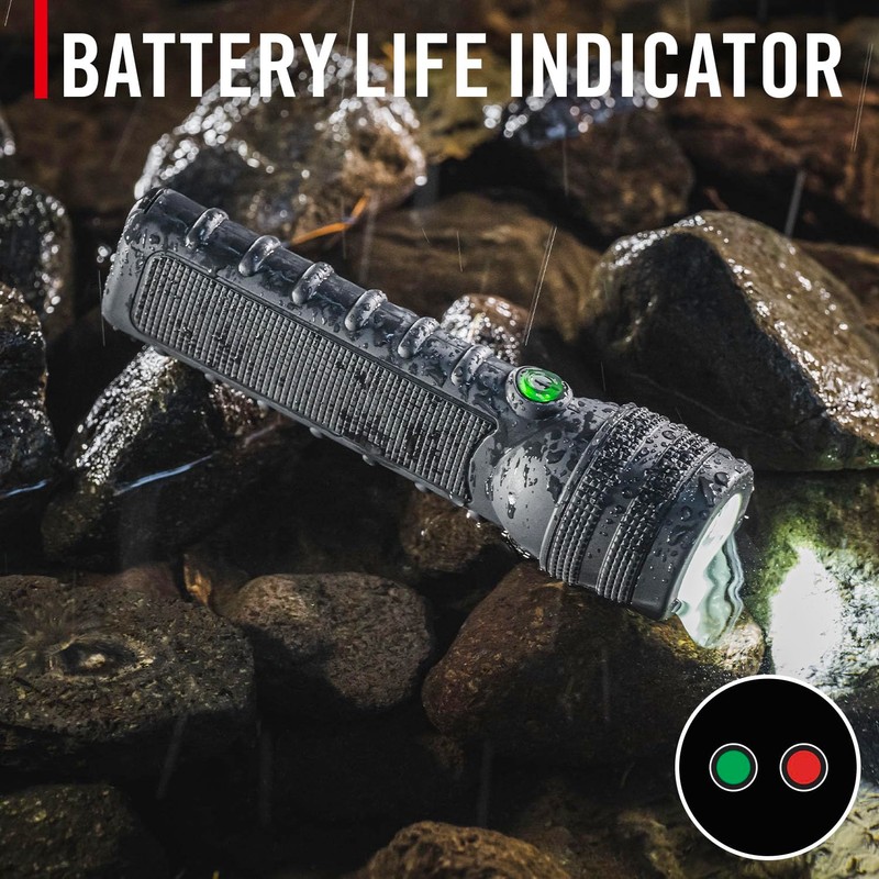 Coast GX40R 3000 Lumen Waterproof Rechargeable LED Flashlight