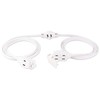 Ge 50657 Extension 12ft 3 contactos 2 en 1, Color