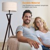 LEPOWER Tripod Floor Lamp, Mid Century Wood Floor Lamps for