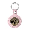 MUDOR AA Coin Holder Keychain, fits Coin Size 34mm, Hand-Stitched
