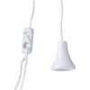 Spare Bathroom Light Cord Pull for Ceiling Switch Adjustable -