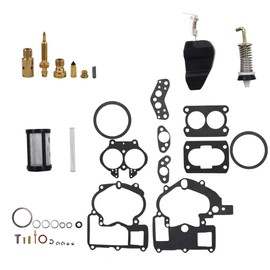 WFLNHB Carburetor 3302-804844002 3.0 4.3 5.0 Rebuild Kit Fit for Mercruiser Marine 2Barrel