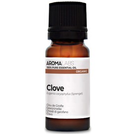 BIO - Clove Essential Oil - 10mL - 100% Pure, Natural, Chemotyped and AB Certified - Aroma Labs (French Brand)