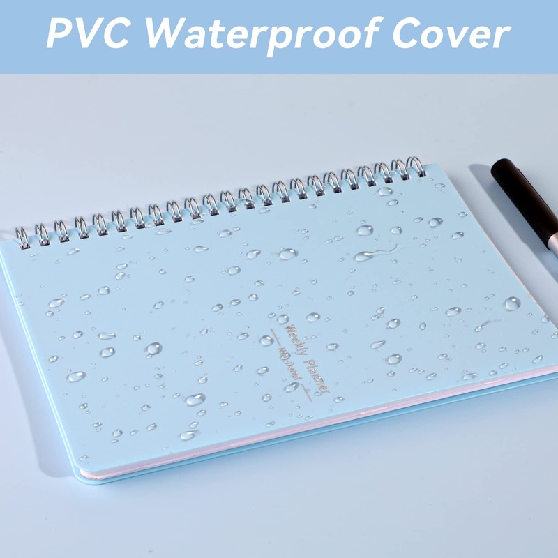 Weekly Planner Undated, To Do List Notebook, A5 Daily Planner
